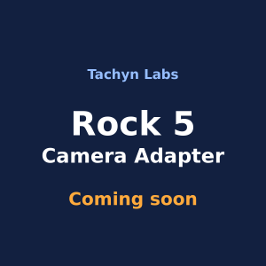Rock 5 camera adapter coming soon